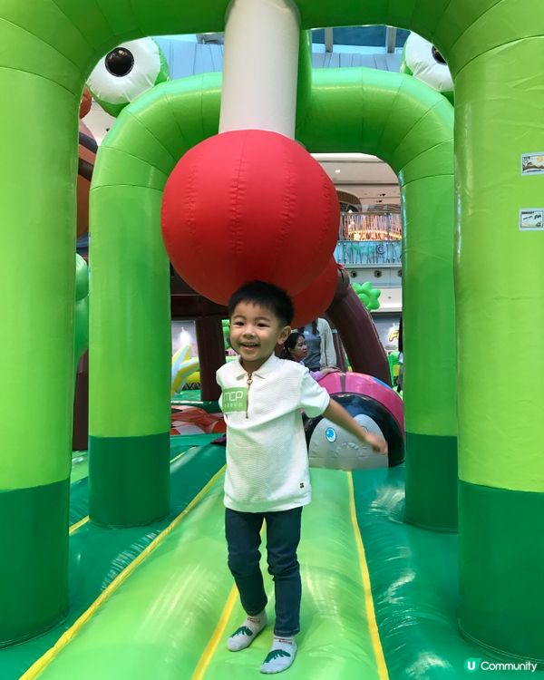 復活節玩 彈床➕親親小動物🐰🐍