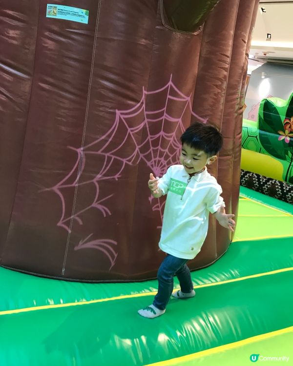 復活節玩 彈床➕親親小動物🐰🐍