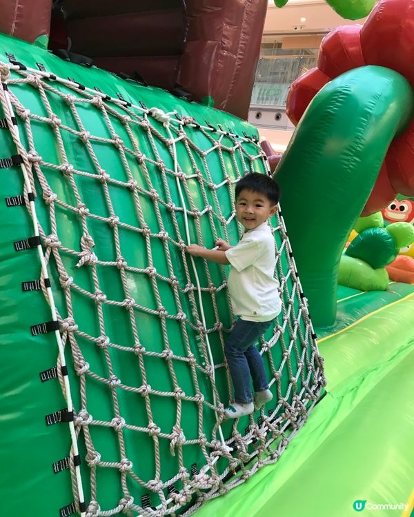 復活節玩 彈床➕親親小動物🐰🐍