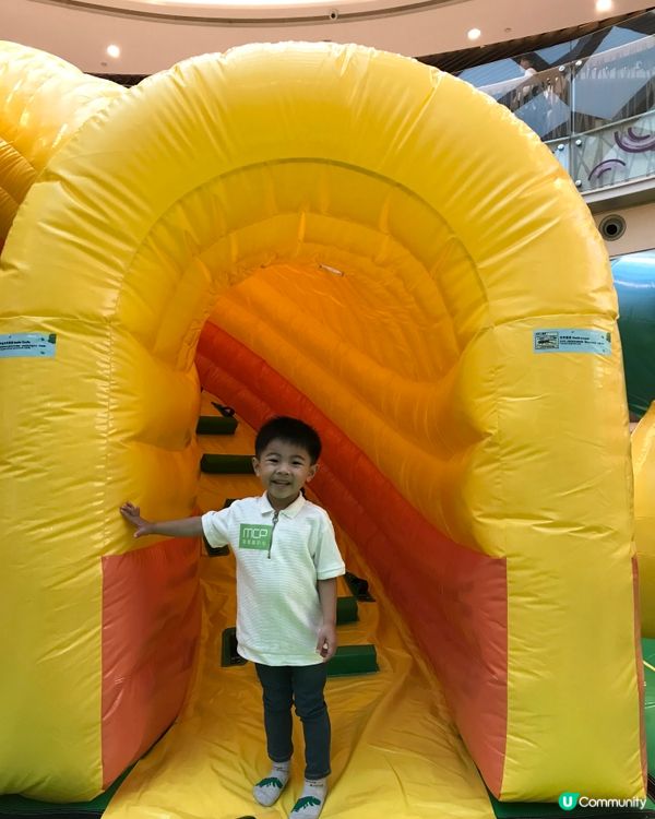 復活節玩 彈床➕親親小動物🐰🐍