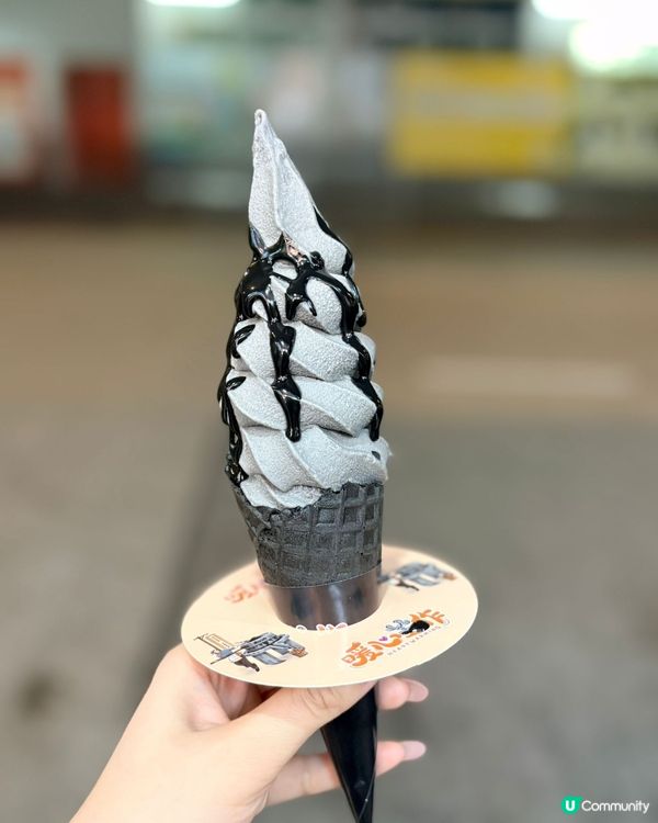 濃郁黑芝麻🍦✨排隊都值得！