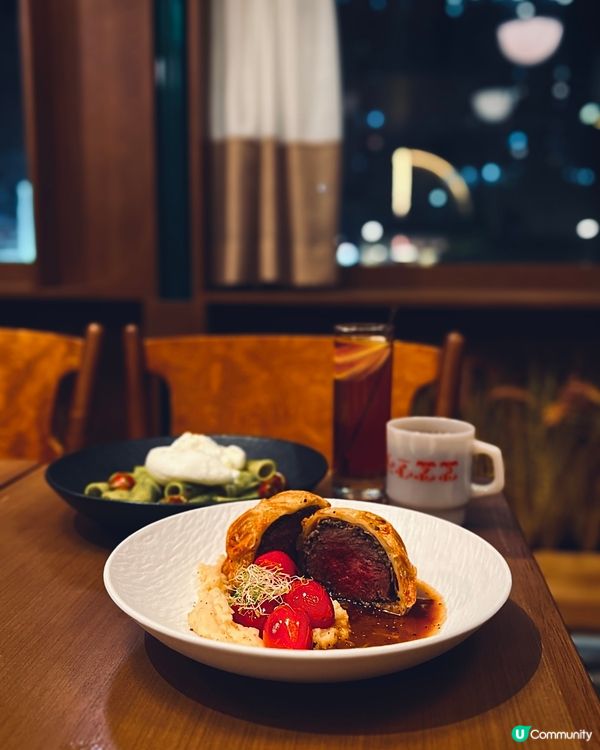 東九文化中心新地標🍝 威靈頓牛柳x手工意粉二人晚餐