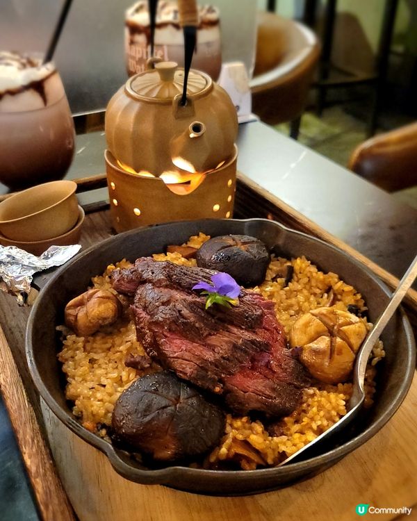 封門柳羊肚菌鍋飯🤤🍖🥢