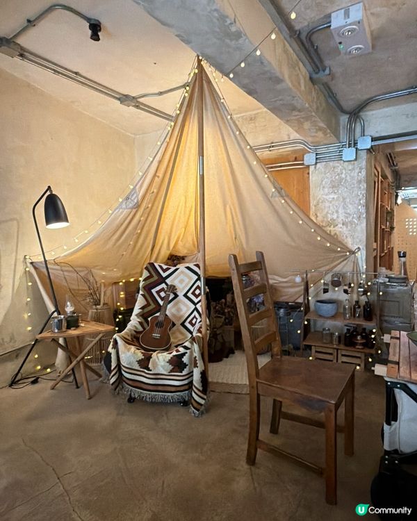 露營工業風咖啡店·主食甜品都有驚喜‼️🤩