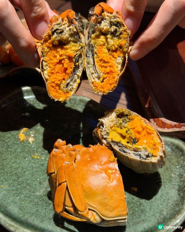 皇庭廣場必食「蟹黃撈麵」🦀  