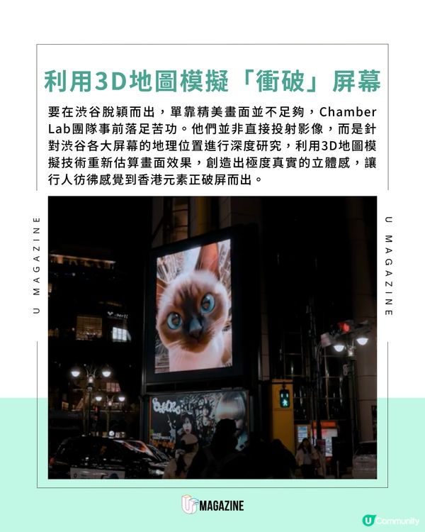 港產3D作品登陸渋谷！Chamber Lab 帶「紅的」與「怪獸大廈」突襲日本街頭                                     
