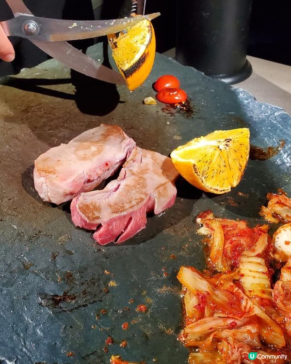 韓燒控必試火山石烤盤