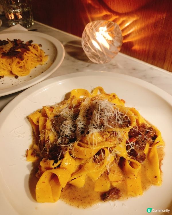 灣仔平價燭光晚餐✨手工意粉暴擊！貓耳朵+牛面頰寬麵雙殺🍝