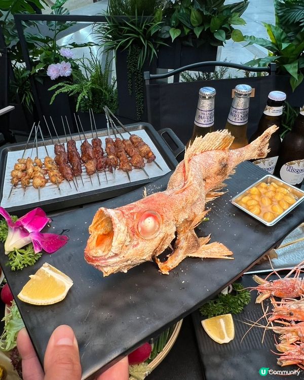 爐端魚炭香💯深圳串燒🤤