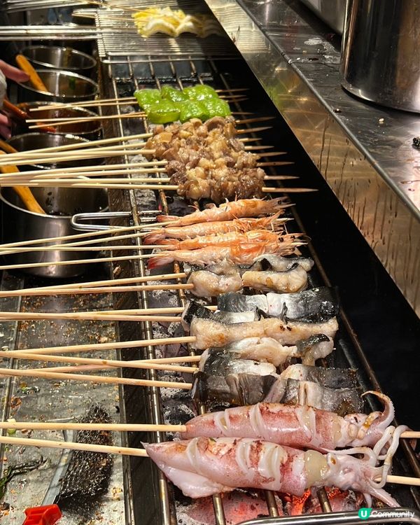 爐端魚炭香💯深圳串燒🤤