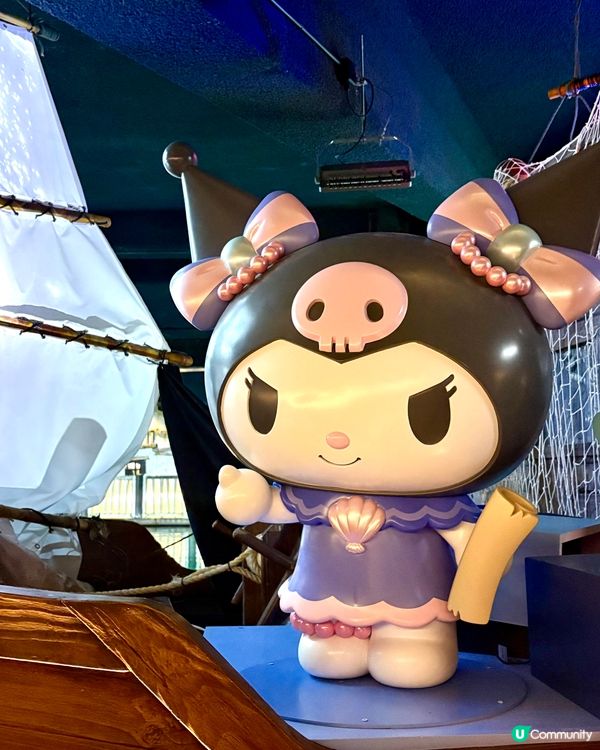 海洋公園-Sanrio「蔚藍海洋之旅」＋布甸狗30周年