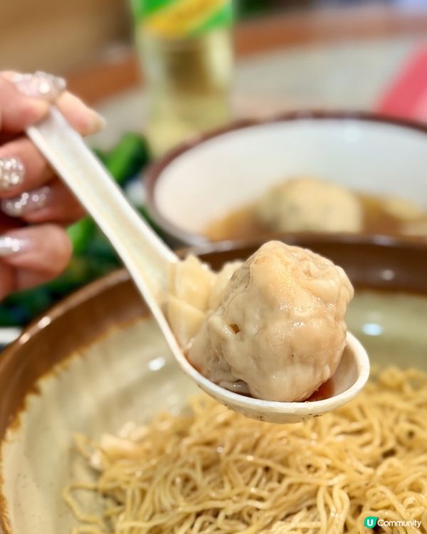 佐敦沾仔記!經典鮮蝦雲吞+鯪魚球撈麵 