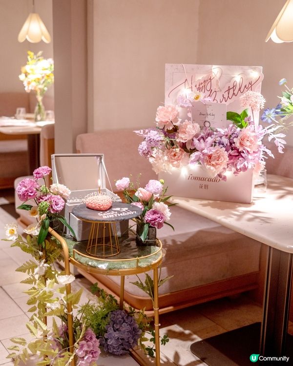 慶生必去浪漫花藝餐廳🌸💕