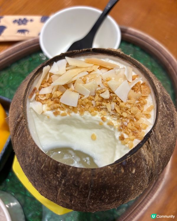 超甜芒果椰皇凍夏天必吃！🌸✨