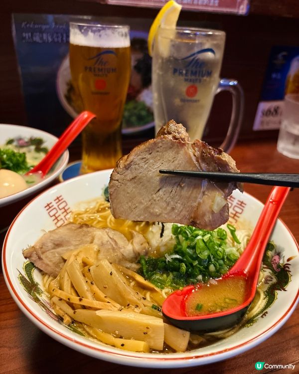 日本師傅主理🇯🇵超人氣『黑龍拉麵』❗️