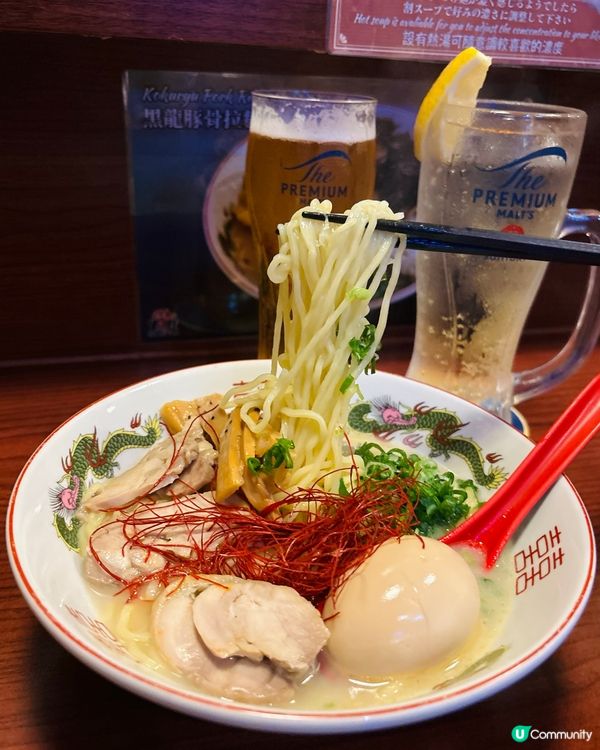 日本師傅主理🇯🇵超人氣『黑龍拉麵』❗️