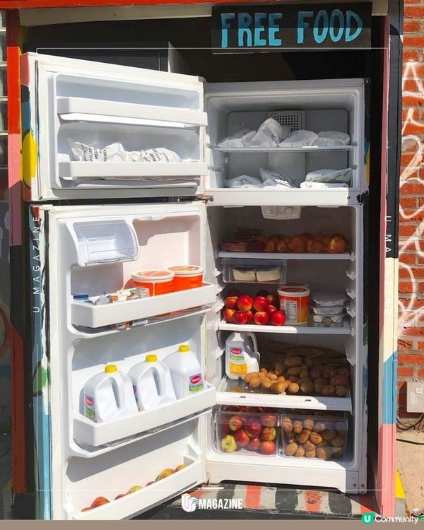 食物任取！美國驚現「共享雪櫃」｜讓剩食變溫飽！24/7 全天候開放免登記                                    