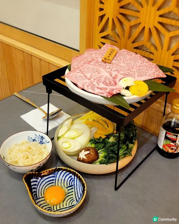 嘩！雪花肥牛壽喜燒😋抵食到喊