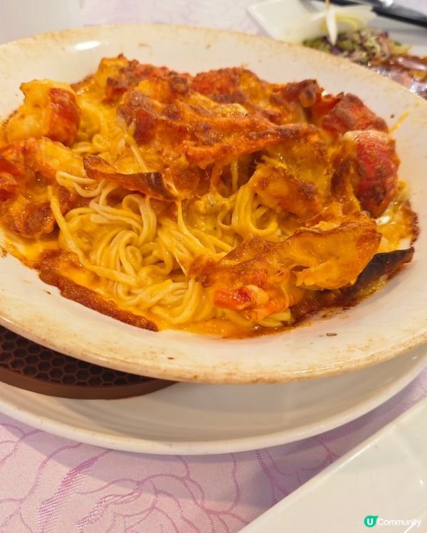 芝士龍蝦伊麵🧀🦀🦀！港晶軒必試！✨