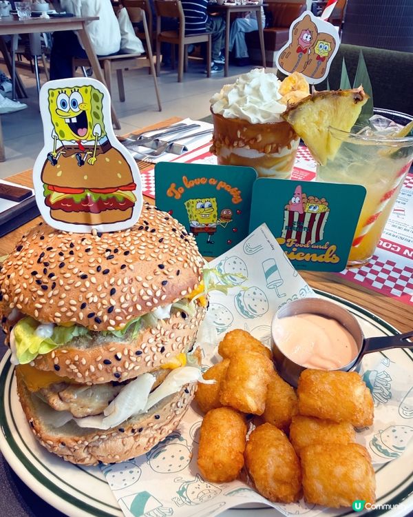 海棉寶寶卡通主題必食親子餐廳