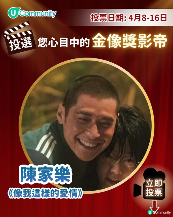【投票請睇戲！】您心目中的影帝係？🤴🏻