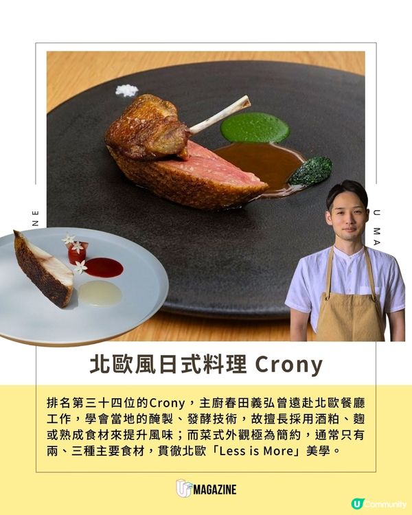 亞洲50最佳餐廳公佈 東京七大頂級食府上榜                                    