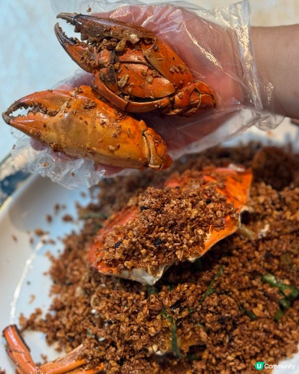 銅鑼灣必食避風塘炒蟹🦀 40年老字號！🔥