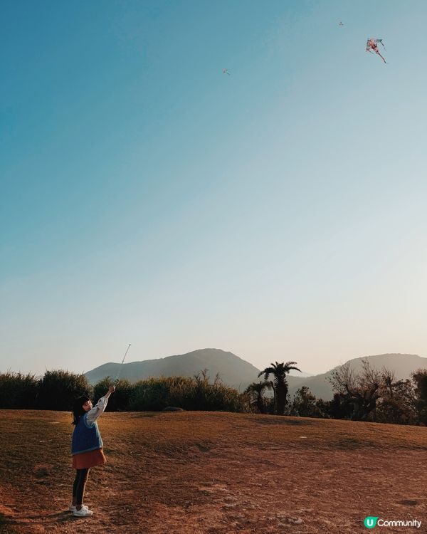 清水灣郊野公園放風箏：）