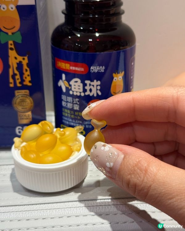 小魚球補腦！🧠 囡囡變專心寶貝！💖