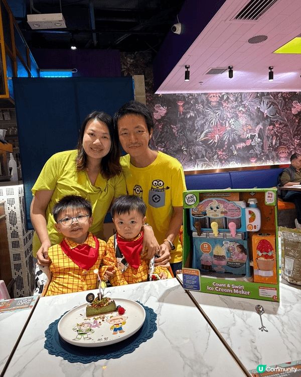Toy Story主題慶細佬生日！兩兄弟化身胡迪加上畫碟超可...