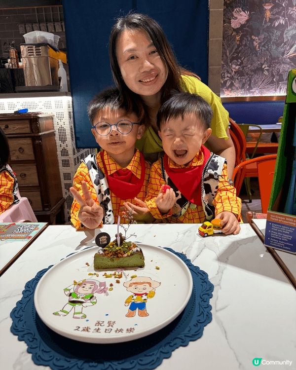 Toy Story主題慶細佬生日！兩兄弟化身胡迪加上畫碟超可...
