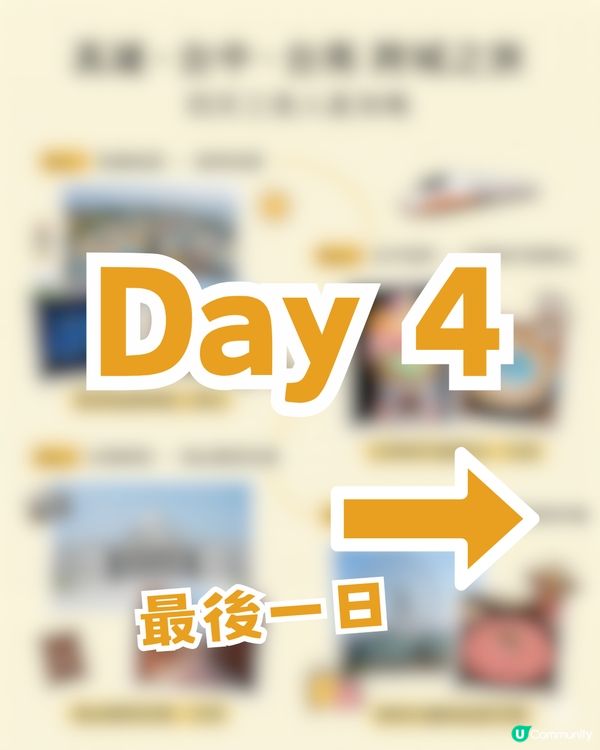 高雄/台南/台中跨城之旅！4日3夜最強攻略！