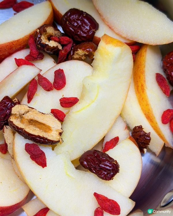 簡單20分鐘食譜🌟養生蘋果紅棗杞子水