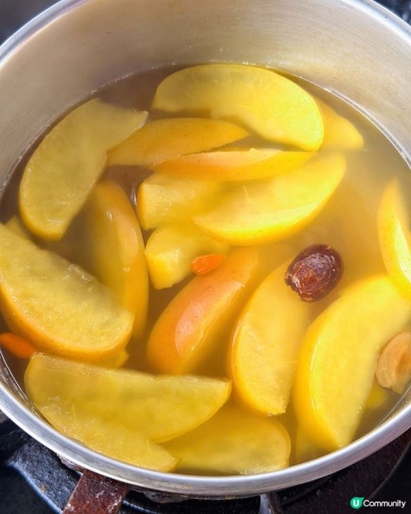 簡單20分鐘食譜🌟養生蘋果紅棗杞子水