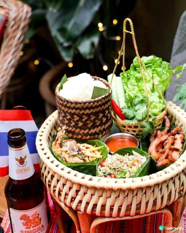 灣仔泰菜館限定潑水節早午餐！炭烤豬頸肉/蟹肉煎蛋/2小食暢飲                                    