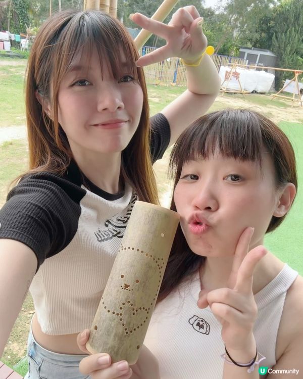 竹夠好玩♻️自製竹筒飯、醃雞摘菜自己嚟