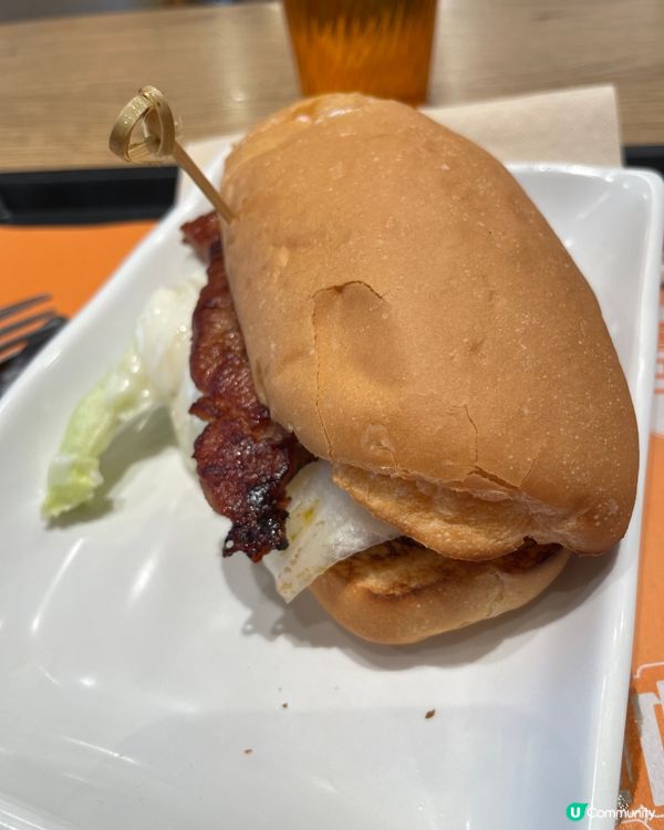 豬扒包+米粉💰37！😍