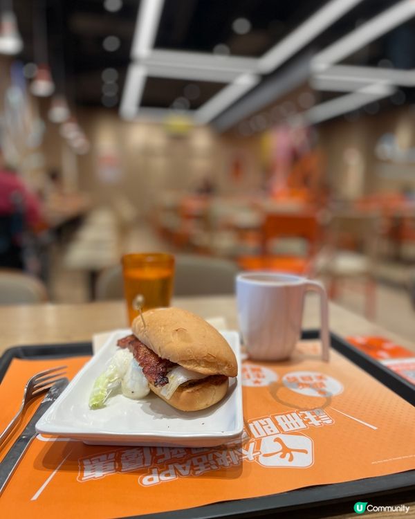 豬扒包+米粉💰37！😍