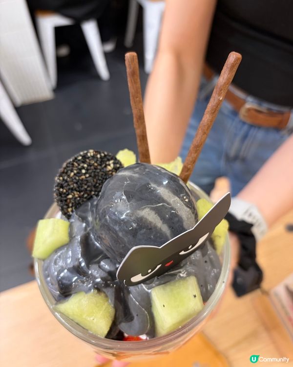 貓芭菲嘆香芝麻🍦😋