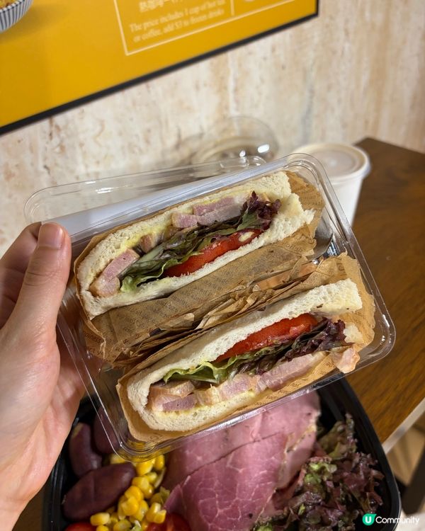 食晏又提神！🥩🥗☕️