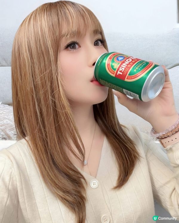 新綠罐青島！味道無變！😋