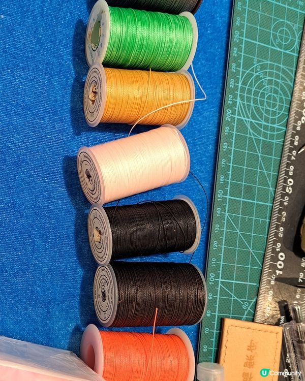 自製皮革御守！🪡🧵✨