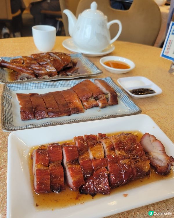 利景酒家🥢 梅頭叉燒🐖、燒鵝皇🦆、脆皮燒乳豬🐖