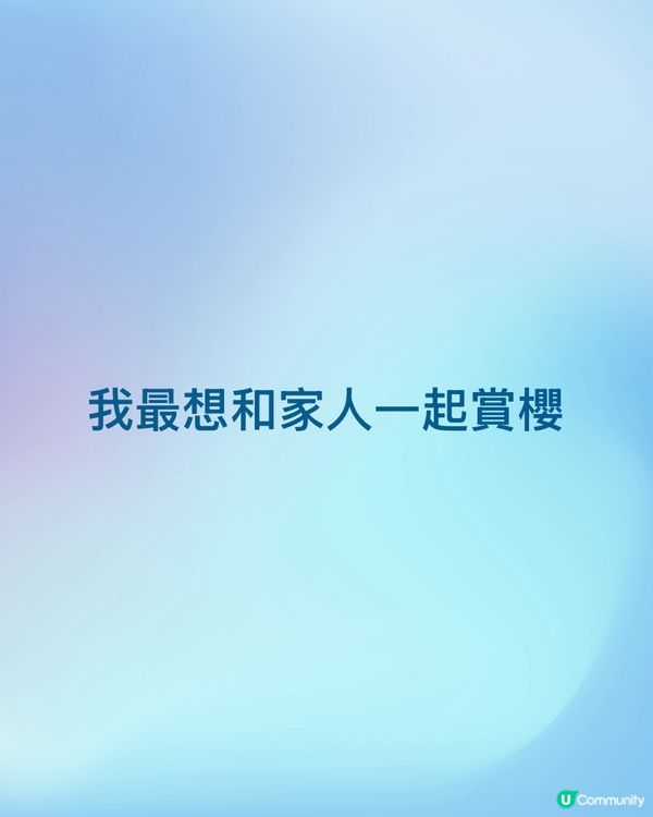 #我想要麒麟櫻花禮品我最想和家人一起賞櫻