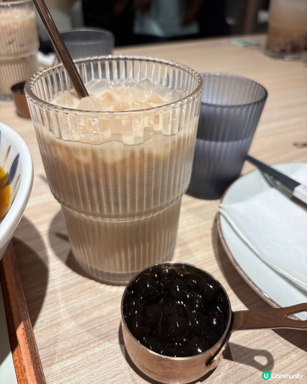 茶木$99超值牛肉麵套餐，有麵、有珍奶、還有驚喜甜點