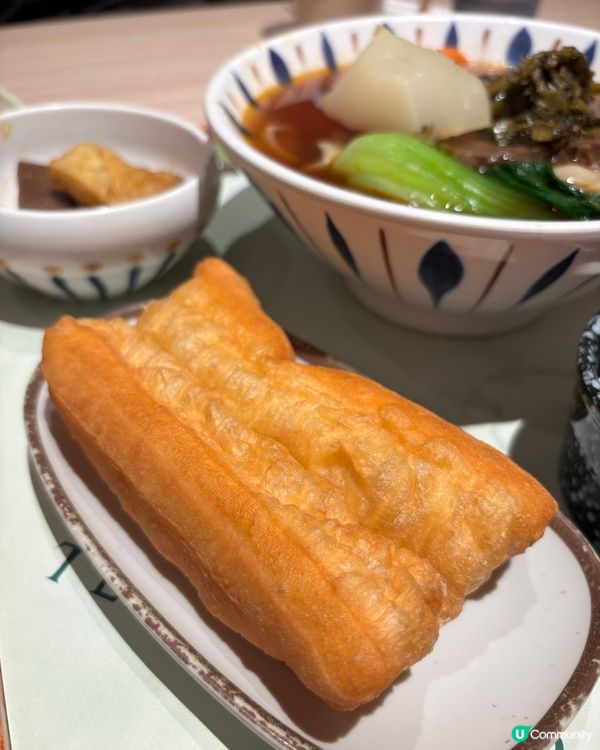 茶木$99超值牛肉麵套餐，有麵、有珍奶、還有驚喜甜點