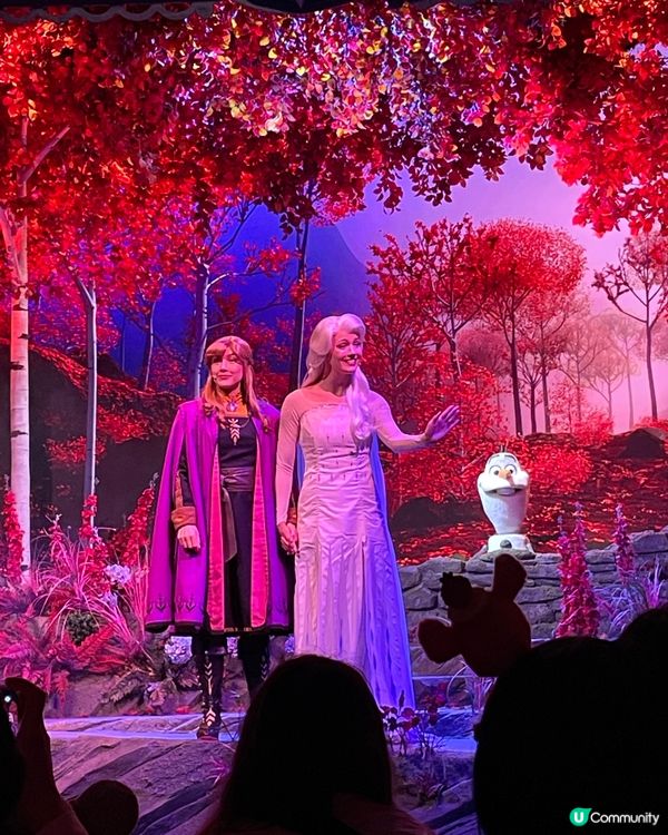 ❄️走進香港迪士尼的Frozen小劇場,真的像一秒飛到艾倫戴...