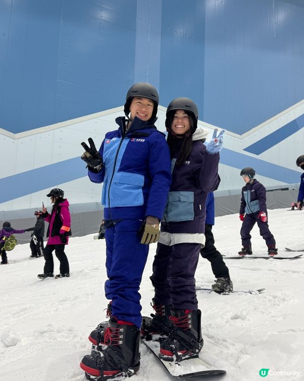 🏂 深圳華發熱雪奇蹟|新手滑雪初體驗❄️