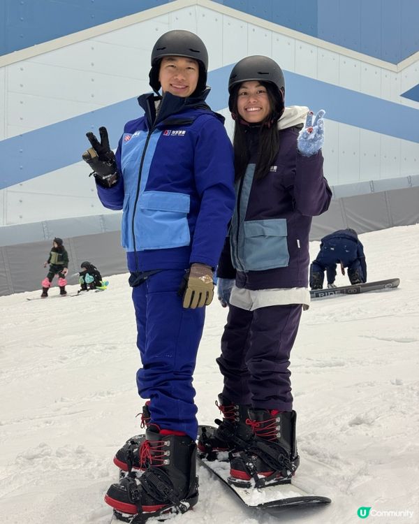 🏂 深圳華發熱雪奇蹟|新手滑雪初體驗❄️