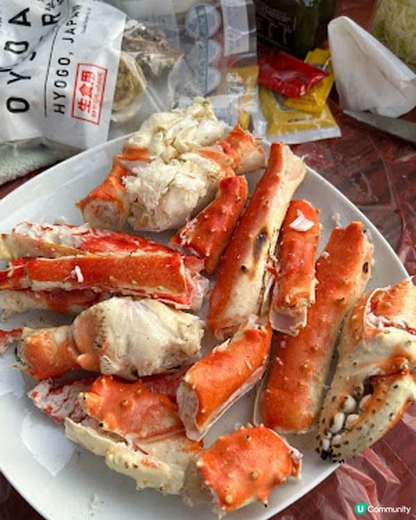豐富 BBQ 餐 ♥ 燒長腳蟹。日本蠔。西冷。斧頭扒。羊架。叉燒 ...